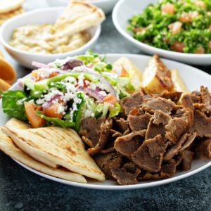 Mediterranean food on the table